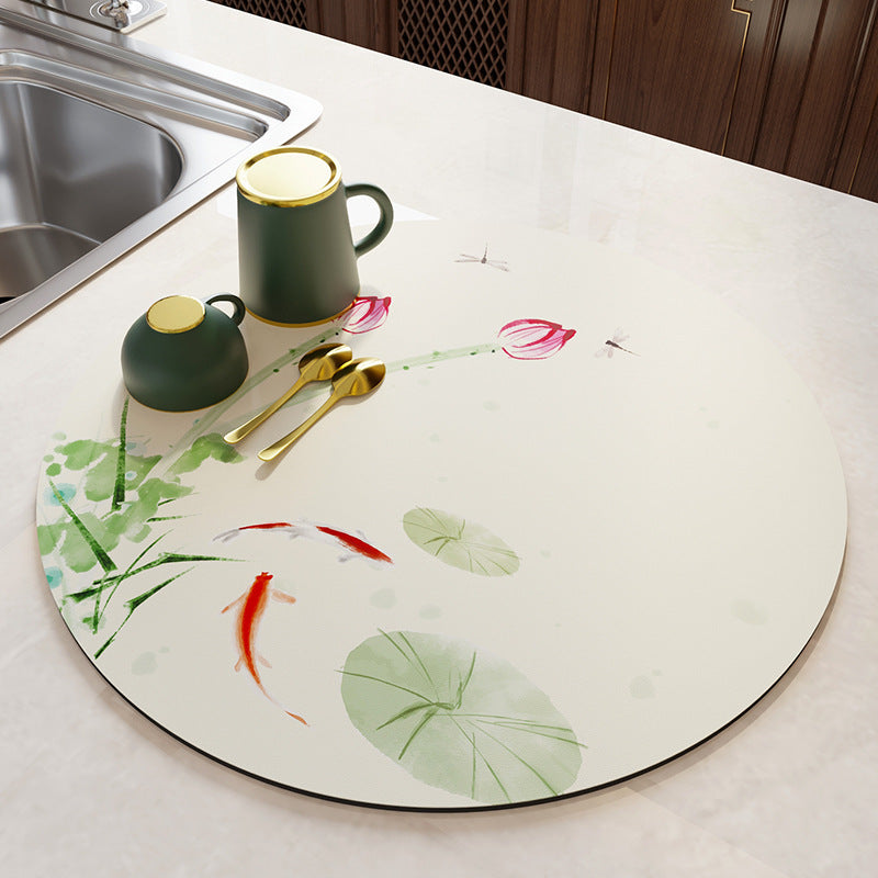 Elegant Round Kitchen Table Mat Bowlift