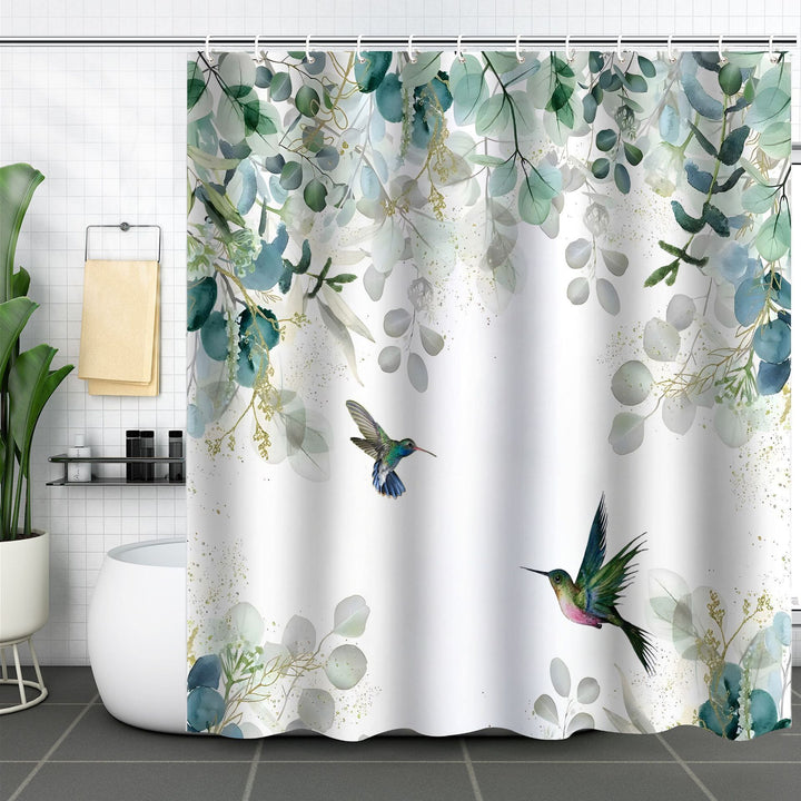 Nature-Inspired Shower Curtain Bowlift