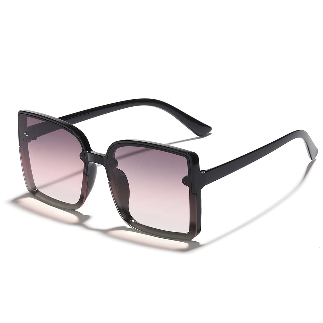 Women oversized square sunglasses with modern gradient effect Bowlift
