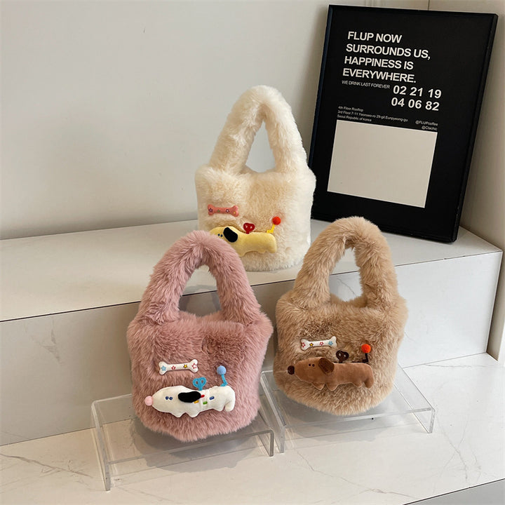 Plush Tote Bag Bowlift