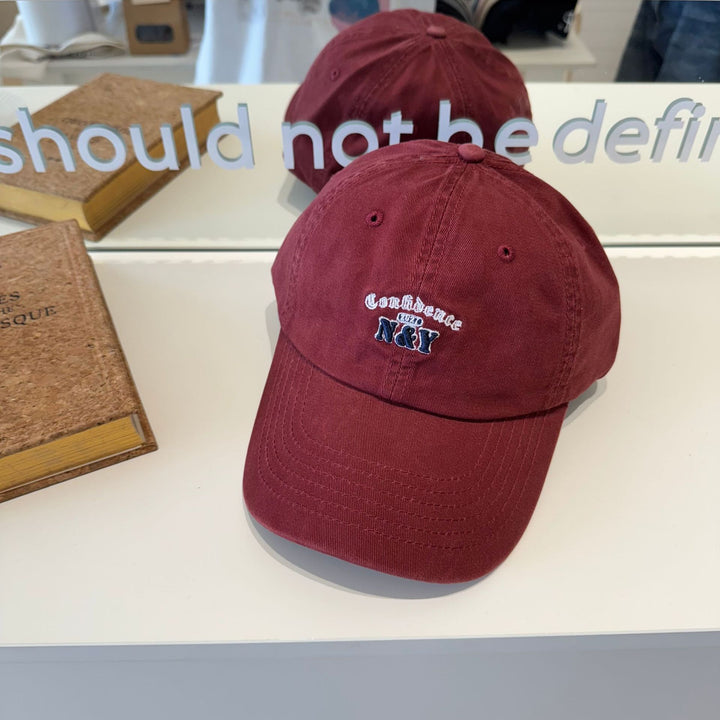 Women's Embroidered Cotton Baseball Cap Bowlift