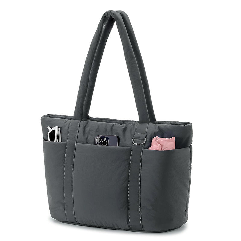 Practical everyday handbag with multiple compartments Bowlift