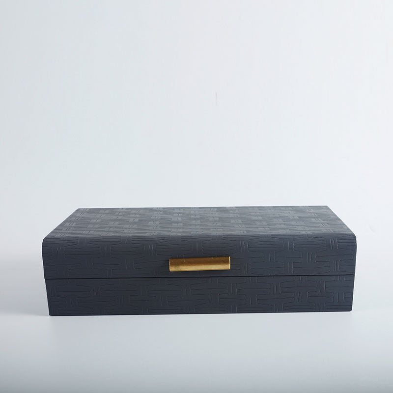 Decorative Storage Boxes with Elegant Weave Detail
