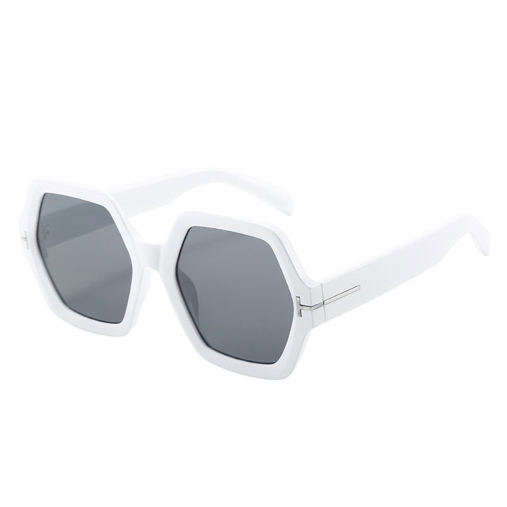 Stylish Oversized Hexagonal Sunglasses Bowlift