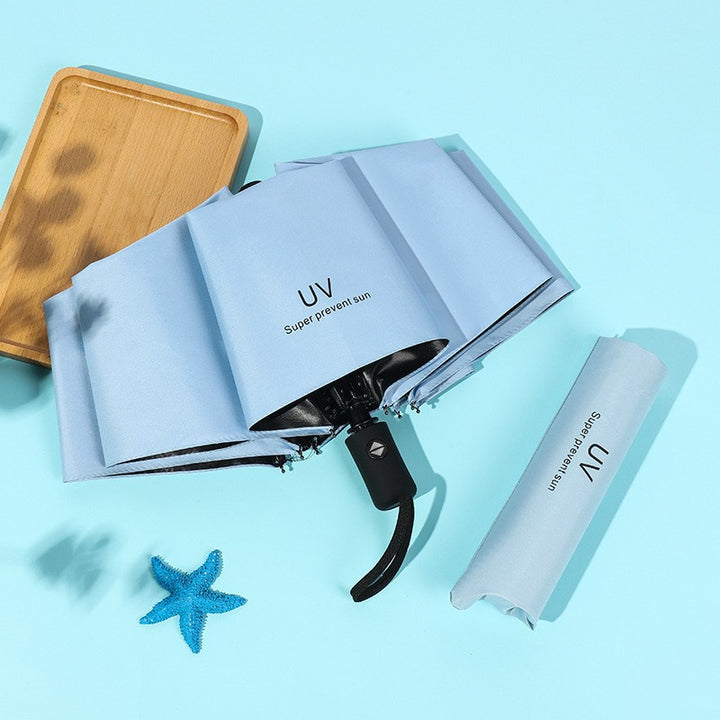 Women's UV Protection Umbrella with Compact Folding Mechanism Bowlift