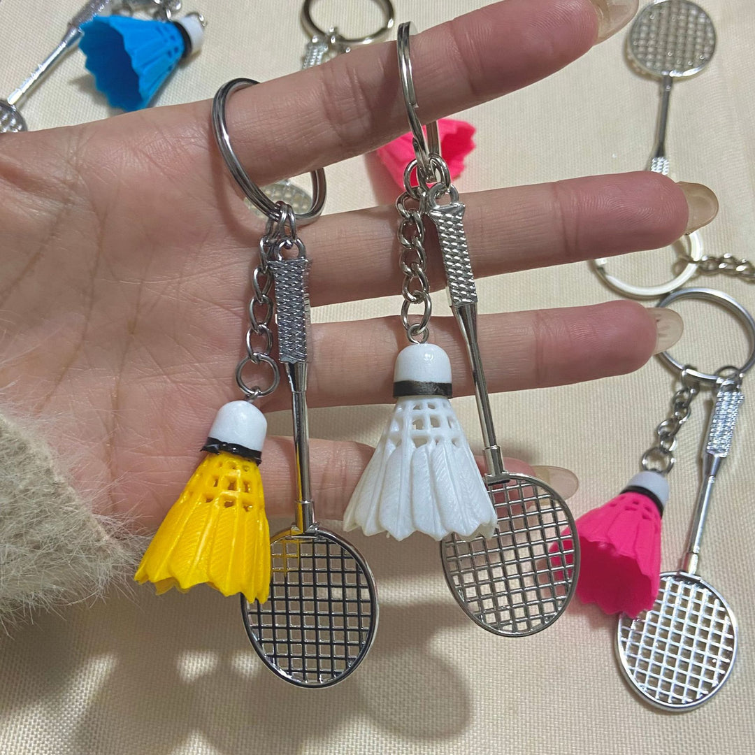 Badminton-Themed Keychain Bowlift