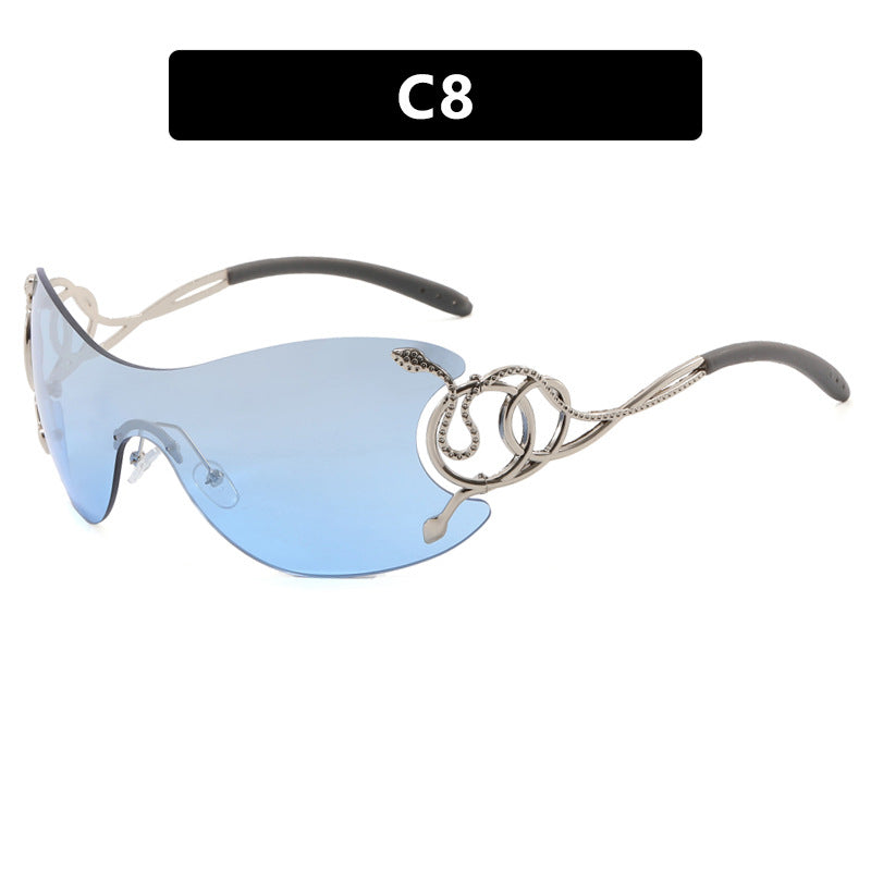 Women’s futuristic sunglasses with playful design Bowlift