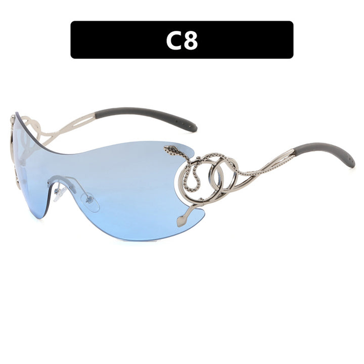 Women’s futuristic sunglasses with playful design Bowlift