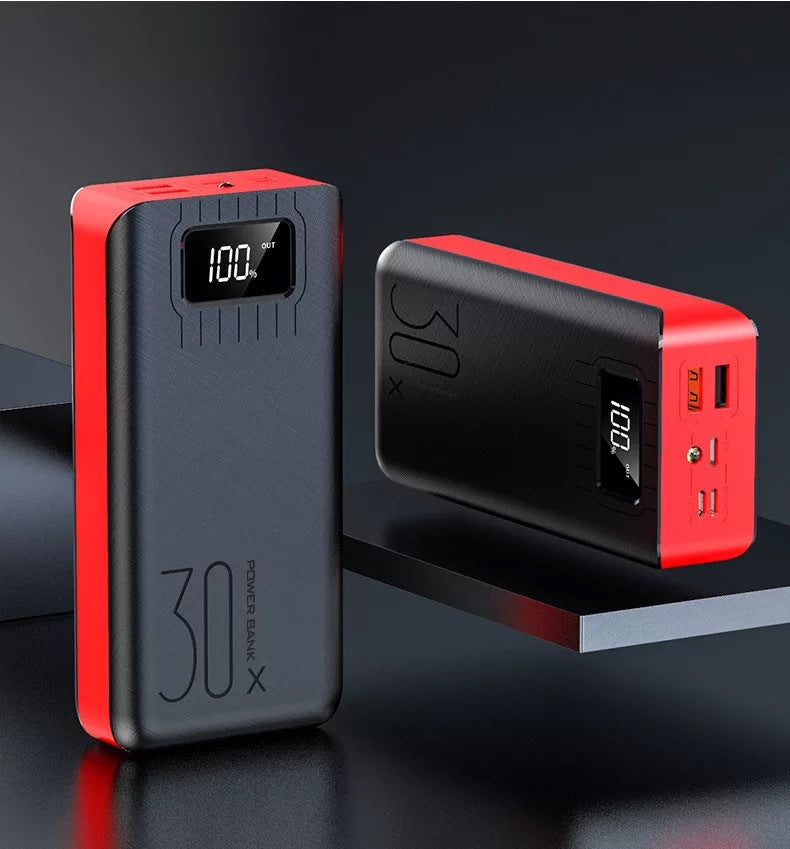High-performance power bank with intelligent LCD display and two USB ports Bowlift