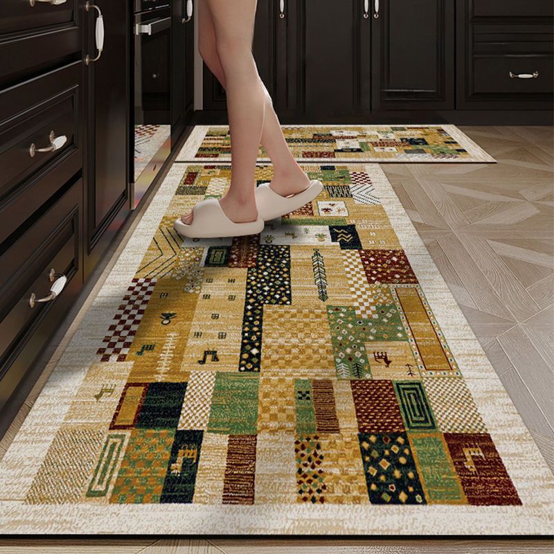 Geometric Print Kitchen Runner