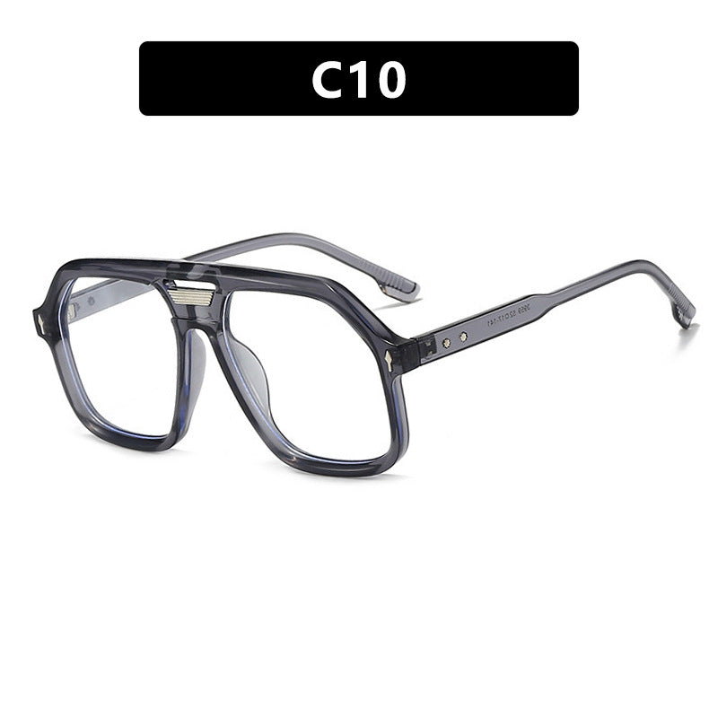Women's oversized sunglasses with polygonal frame and UV protection Bowlift