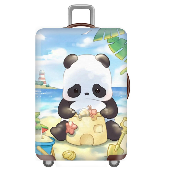 Unisex Hard-shell Travel Suitcase with Funny Panda Design Bowlift