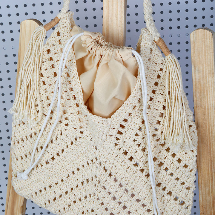 Crocheted Shoulder Bag Bowlift