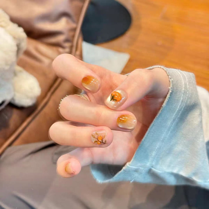 Elaborate Artistic Press-On Nail Set Bowlift