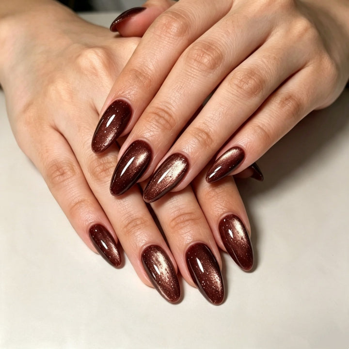 Stylish Ombre Effect Artificial Nails Bowlift