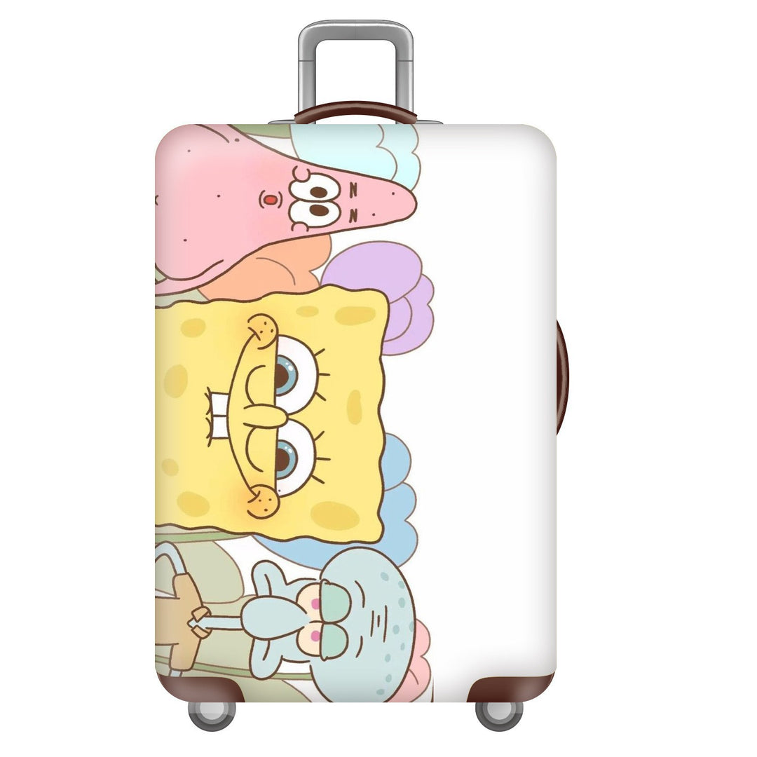 Unisex hard shell suitcase with colorful cartoon design Bowlift