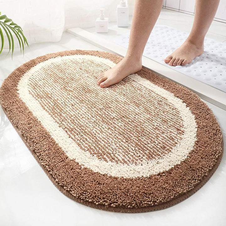Plush Microfiber Bath Rug Bowlift