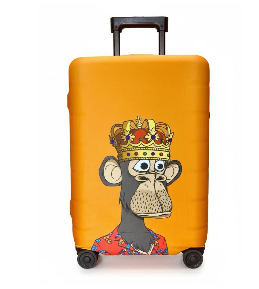 Unisex nan elastic suitcase cover with 3D dog design for trolley, stretchy and scratch-resistant Bowlift