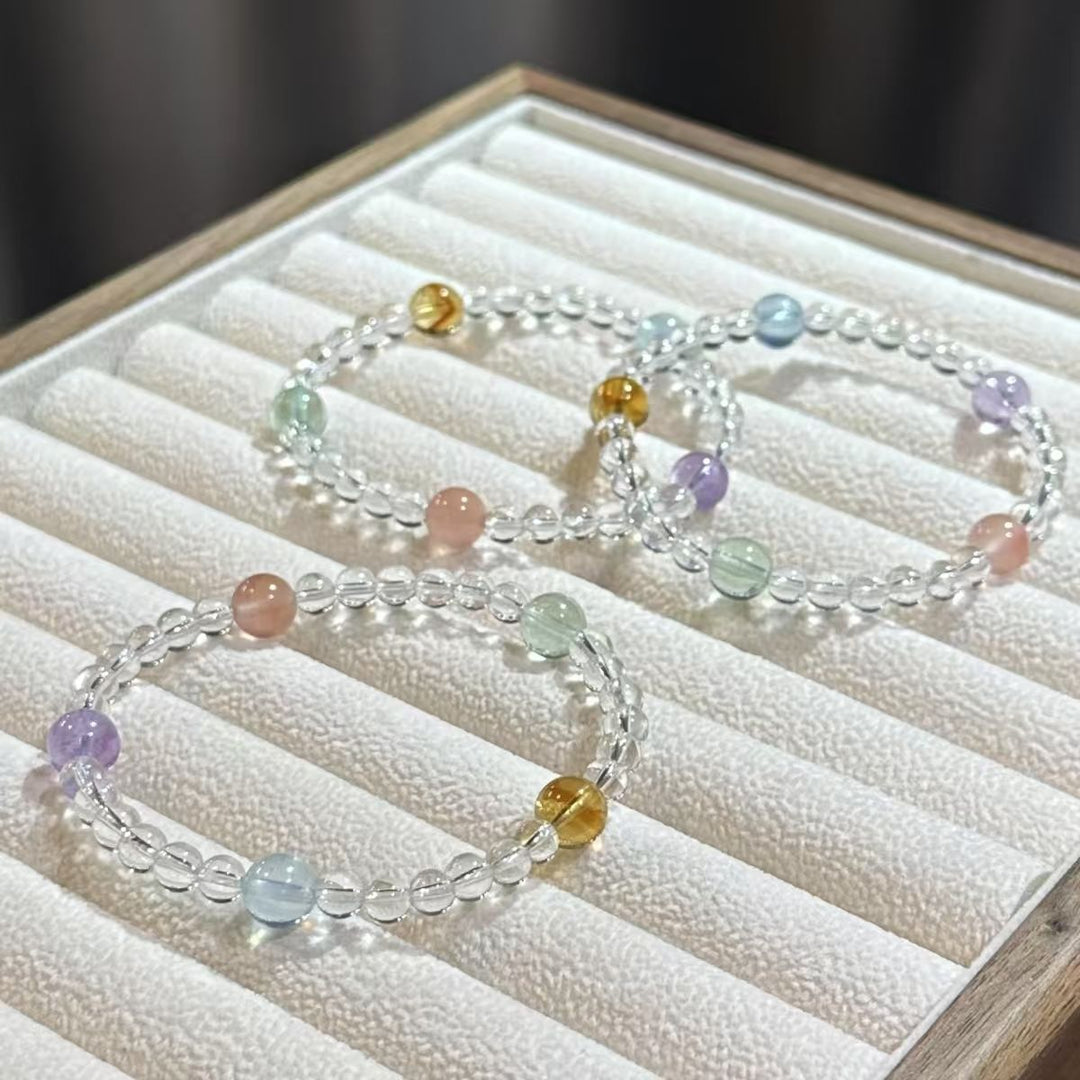 Adjustable Gemstone Stretch Bracelet Bowlift