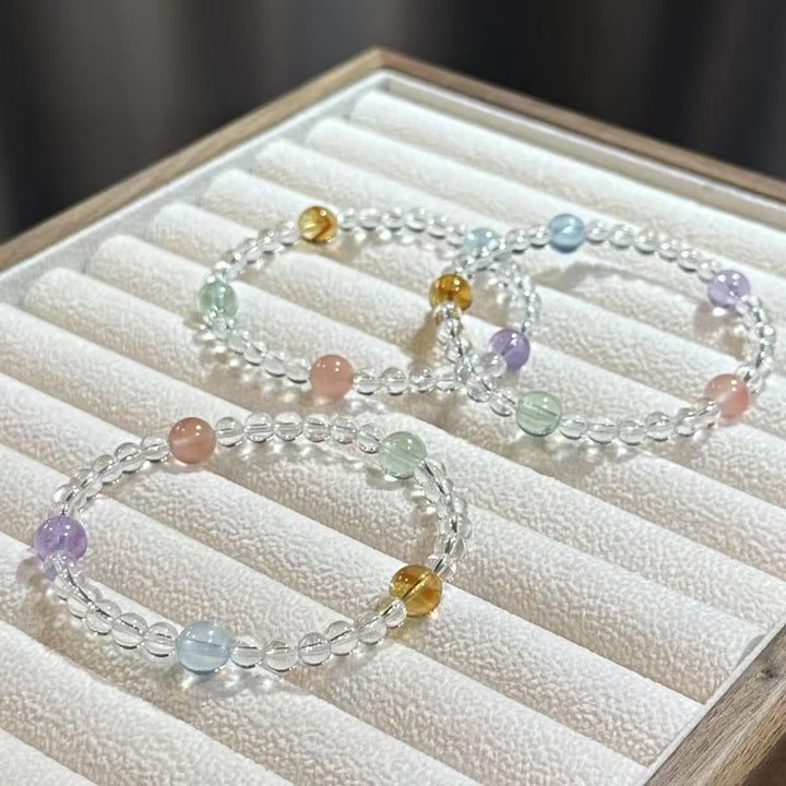 Adjustable Gemstone Stretch Bracelet Bowlift