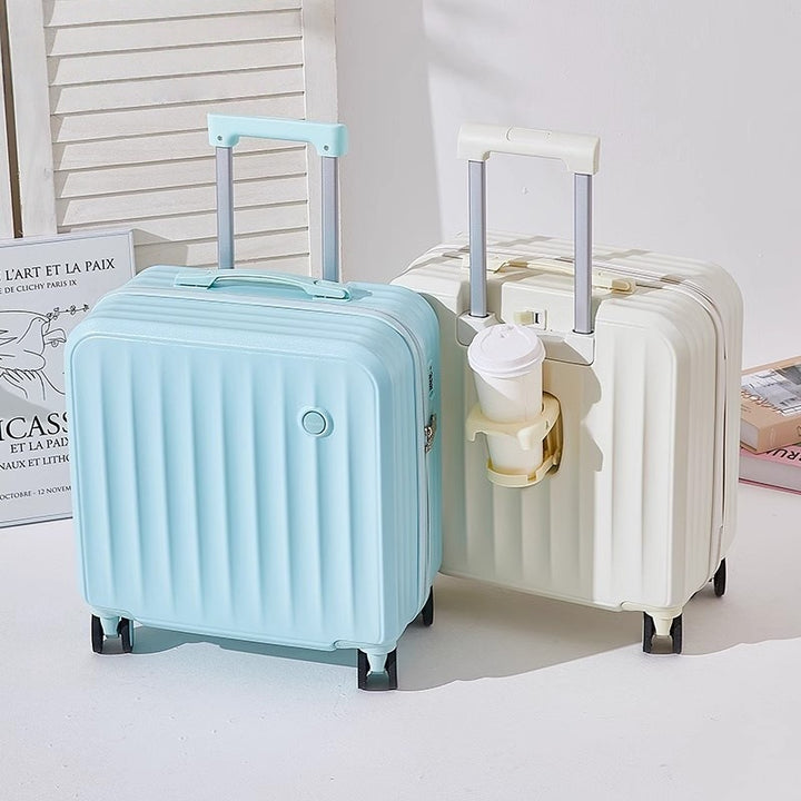 Women's Lightweight Hard-Shell Carry-On Luggage Bowlift