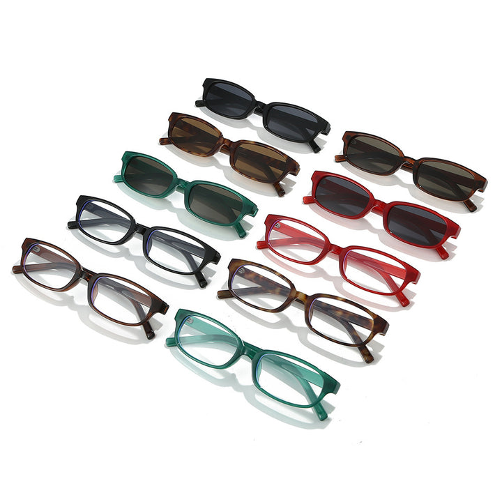 Retro-Inspired Rectangle Frame Sunglasses Bowlift