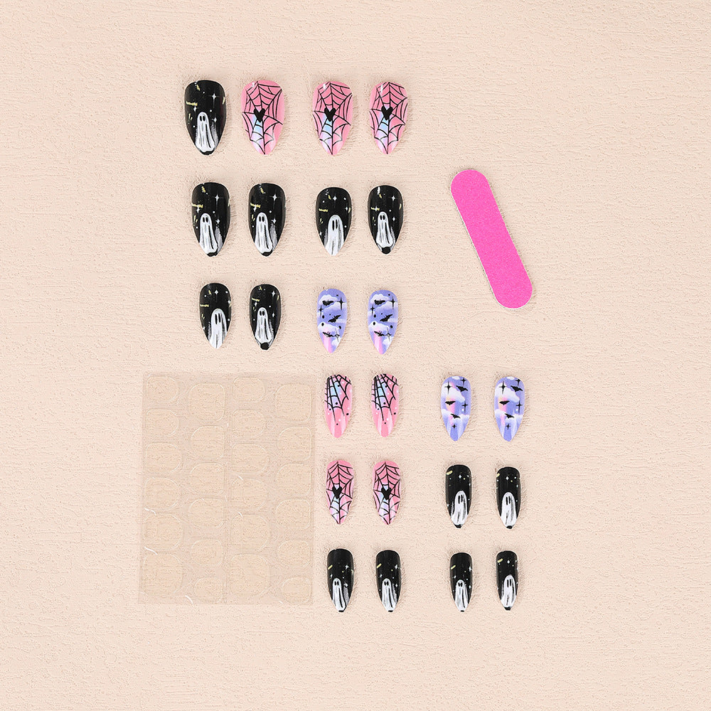 Creative Halloween Nail Art Design Bowlift