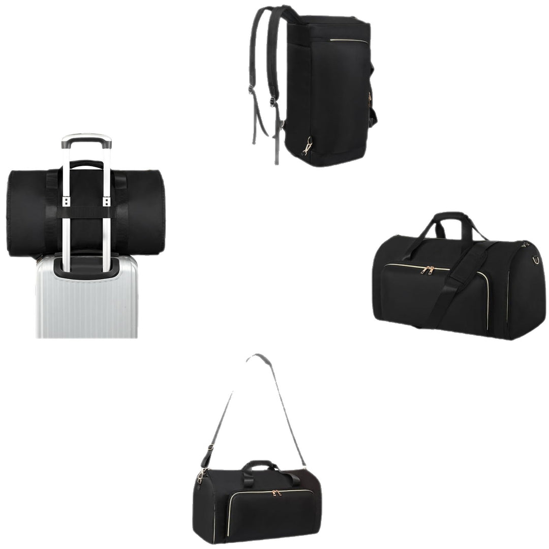 Elegant Travel Bag with Integrated Clothing Protection Bowlift