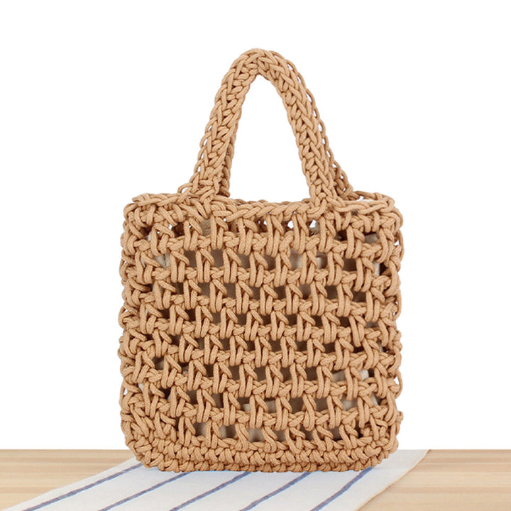 Stylish Macrame Tote Bag Bowlift