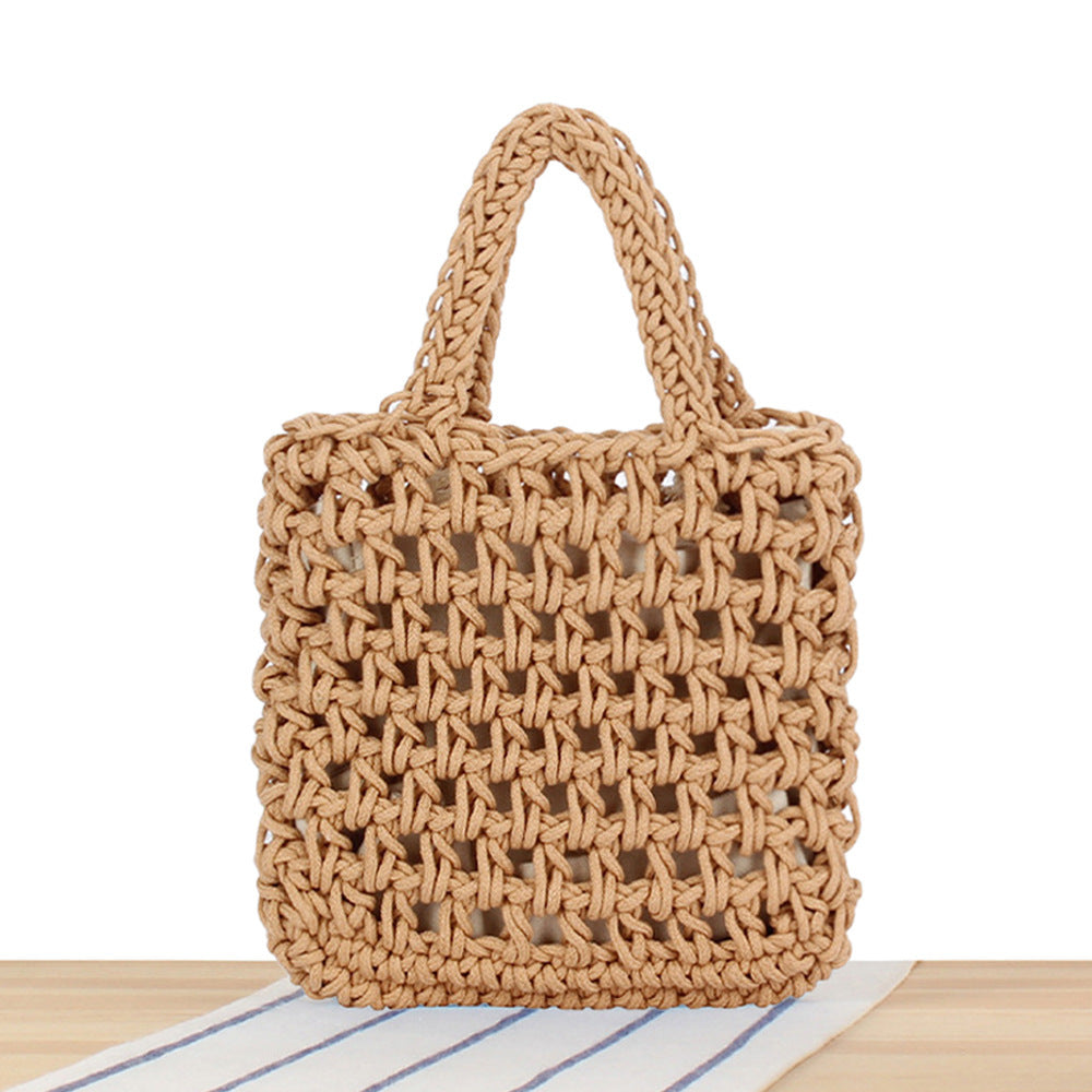 Handbag Made of High-Quality Macrame Bowlift