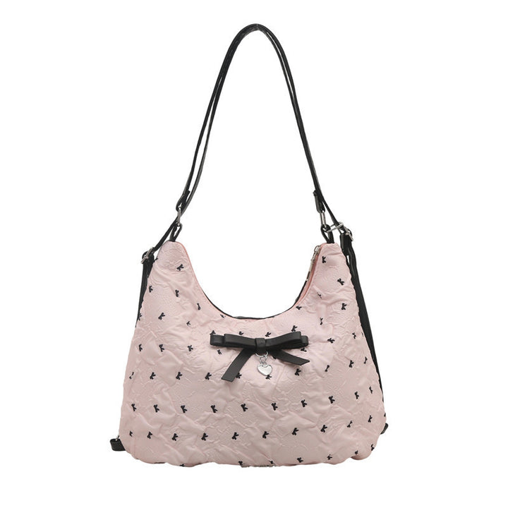 Stylish Quilted Shoulder Bag Bowlift