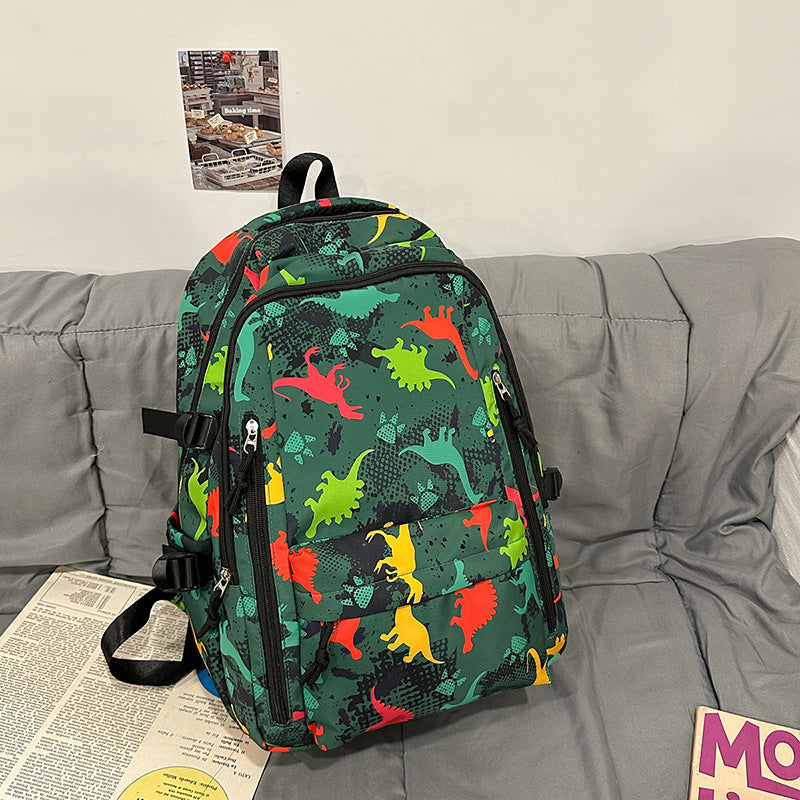 Dinosaur-Themed School Backpack