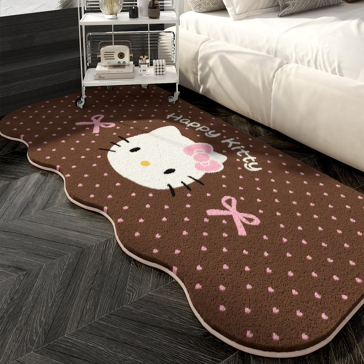 Cute Cartoon-Themed Plush Area Rug