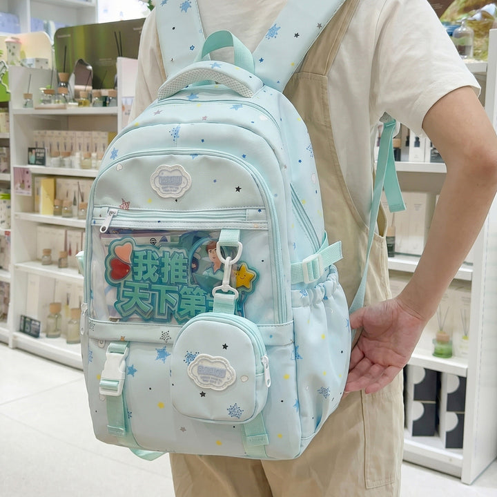 Multi-Functional Graphic Design Backpack Bowlift