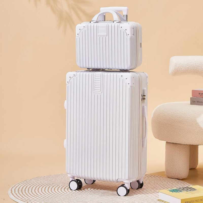 Hard-shell suitcase with double safety lock and flexible interior Bowlift