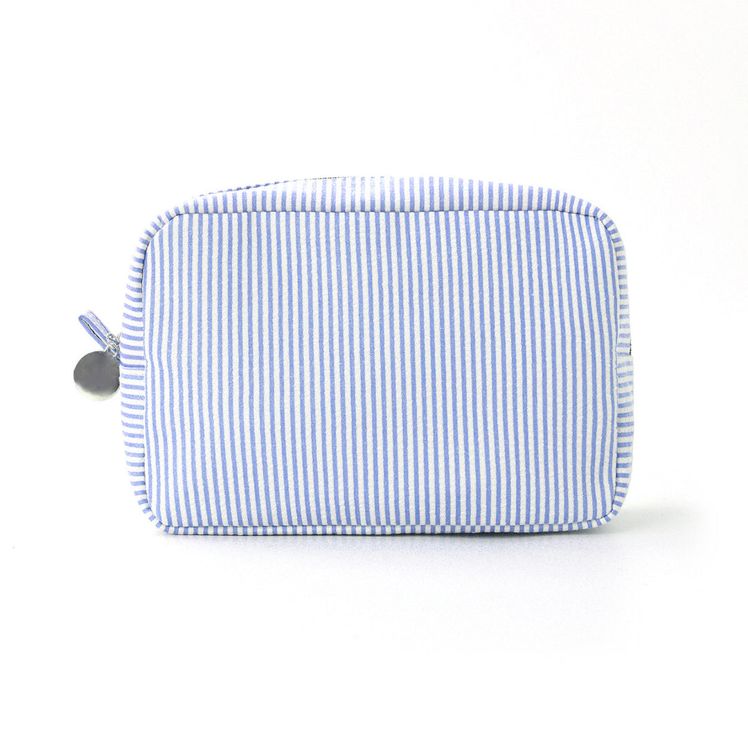 Cosmetic Organizer Bag Made of Textured Material Bowlift