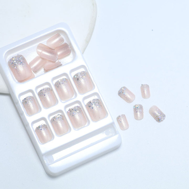 Glittery Nail Art Bowlift