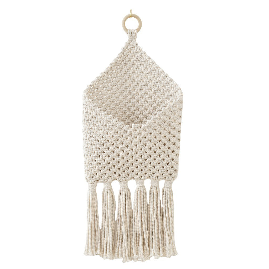 Decorative Macrame Wall Pocket Bowlift