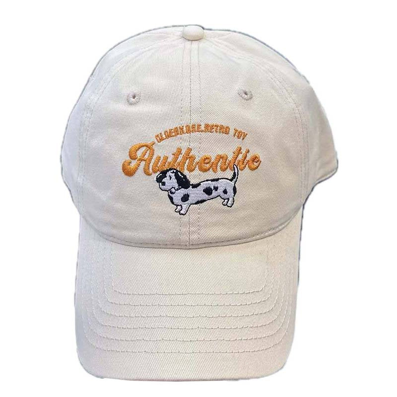 Women's Embroidered Cow Print Baseball Cap Bowlift