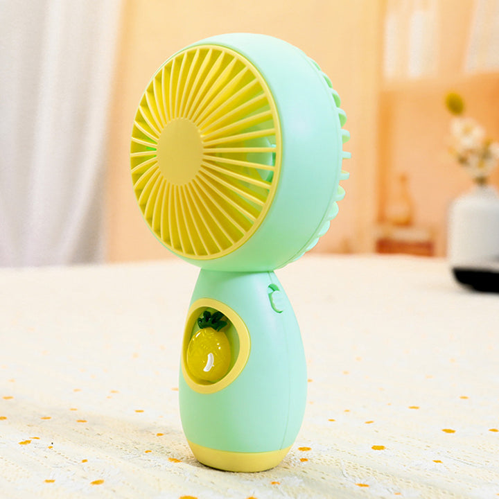 Women's Portable Mini Hand Fan with Playful Animal Design Bowlift