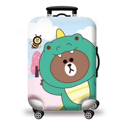 Women Hard Shell Suitcase with Cute Animal Design Bowlift