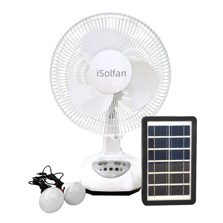 Ladies portable solar-powered fan with integrated lighting system Bowlift