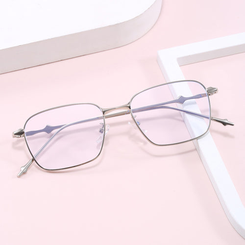 Women elegant square sunglasses with high-quality metal frame Bowlift