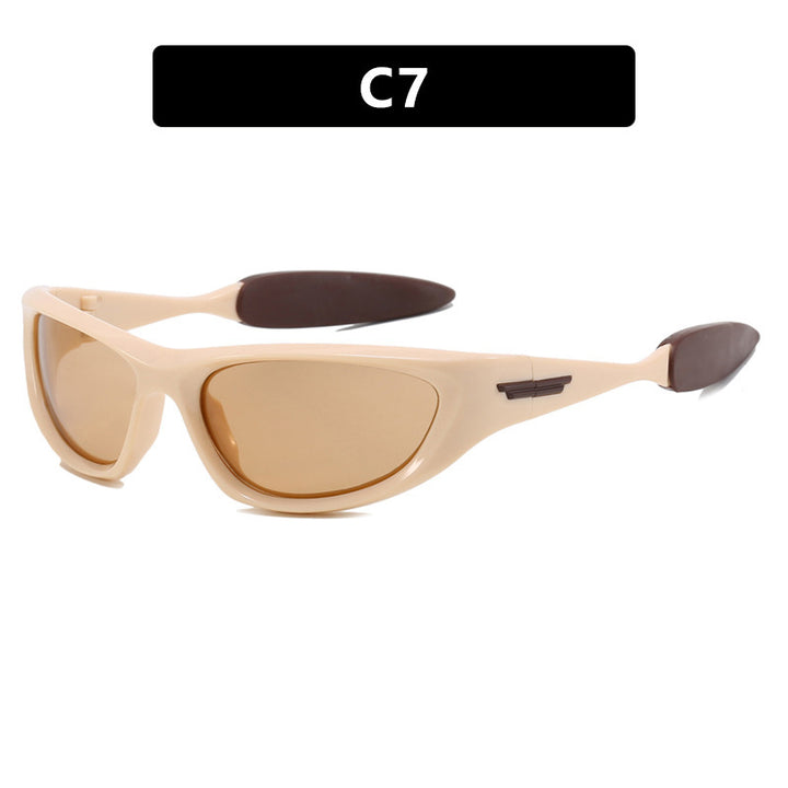 Women's Sporty Sunglasses with Ergonomic Design and UV Protection Bowlift