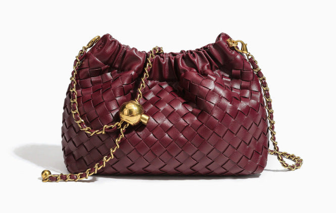 Chic Woven Evening Bag Bowlift
