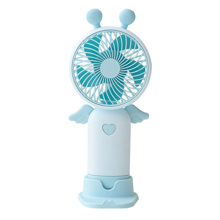 Ladies portable hand fan with cute animal design Bowlift