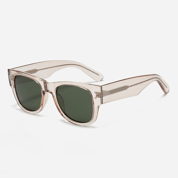 Men's Retro-Inspired Wide Frame Sunglasses Bowlift