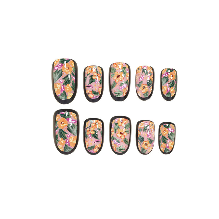 Seasonal Themed Press-On Nail Art Set Bowlift