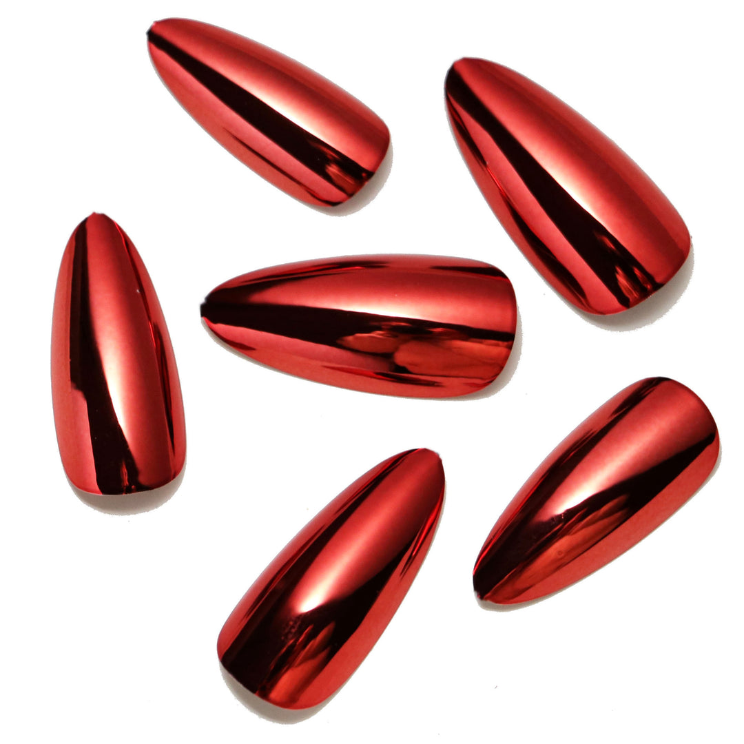 Premium Mirror Finish Press-On Nails Bowlift