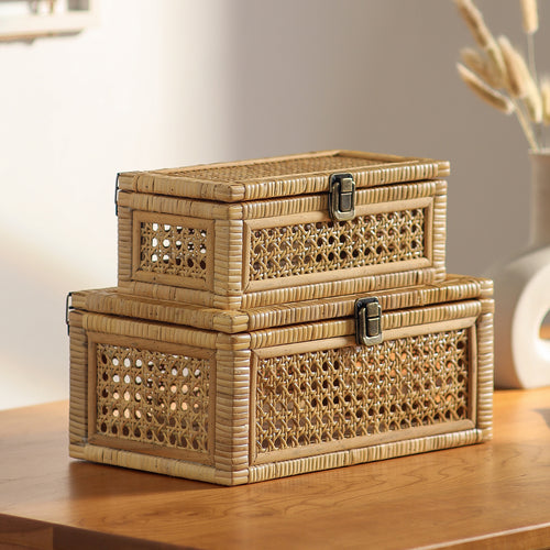 Handcrafted Decorative Woven Storage Box Bowlift